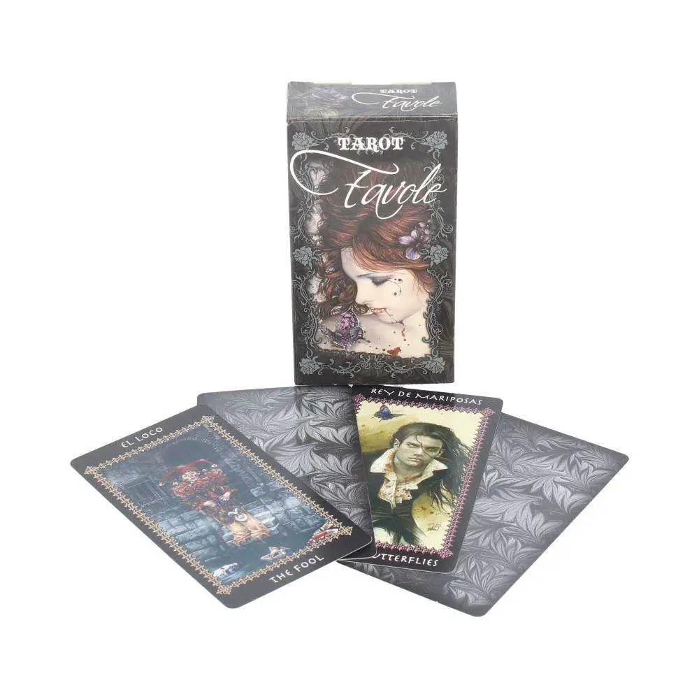 Figurine favole tarot cards by victoria frances